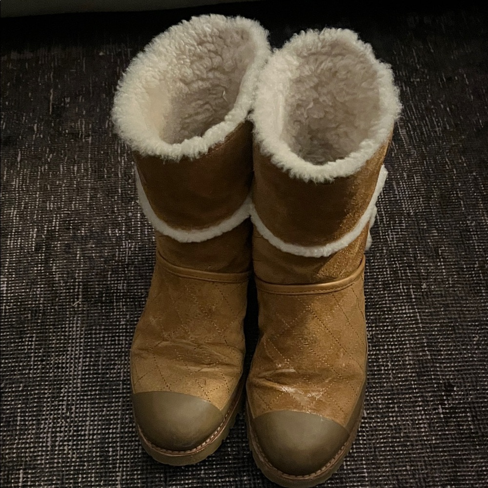 Tory Burch Shearling Boots - Picture 7 of 10